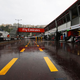 The pit lane at the Monaco Grand Prix